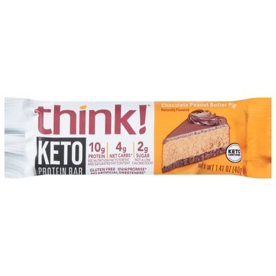 Think Protein Bar Keto Chocolate Peanut Butter Pie 10/1.41 OZ [UNFI-CARLISLE #2509453] [ebt]
