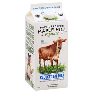 Maple Hill Creamery Milk Reduced Fat Organic 6/64 OZ [UNFI #2125722] [ebt]