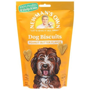 Newmans Own Dog Biscuits Peanut Butter Flavor 6/10 OZ [UNFI #0713479]