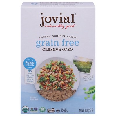 Jovial Cassava Orzo 12/8 OZ [UNFI #2566354] [ebt]