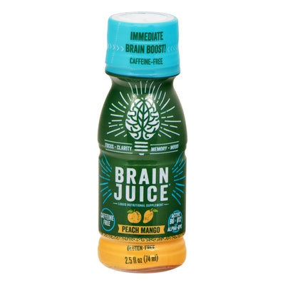Brainjuice Juice Peach Mango 12/2.5 OZ [UNFI-CARLISLE #2379790]