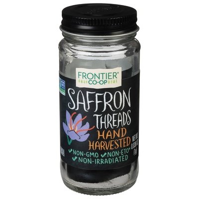 Frontier Nat Prod Co-Op Saffron Threads Hand Harvested 1/1 GRM [UNFI-CARLISLE #336586] [ebt]