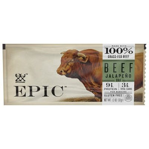Epic Bar Beef Jalapeno 12/1.3 OZ [UNFI-CARLISLE #2561470] [ebt]