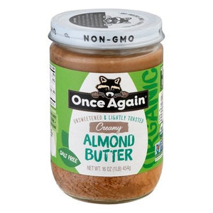 Once Again Almond Butter Creamy 6/16 OZ [UNFI #2614675] [ebt]