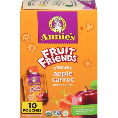 Charles & Alice Inc. Fruit Sauce Organic Apple Carrot 4/10/3.2 Z [UNFI #03111960] [ebt]