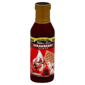 Walden Farms Syrup Strawberry 6/12 OZ [UNFI #1226695] [ebt]
