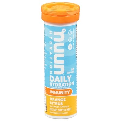 Nuun Daily Hydration Immunity Tablets Orange Citrus 8/10 TAB [UNFI-CARLISLE #2244440]
