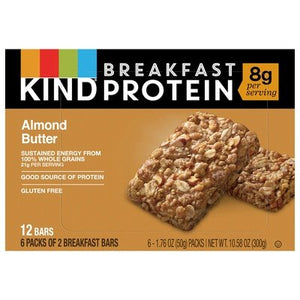 Kind Breakfast Bars Almond Butter 5/6/1.76 OZ [UNFI #2903029] [ebt]