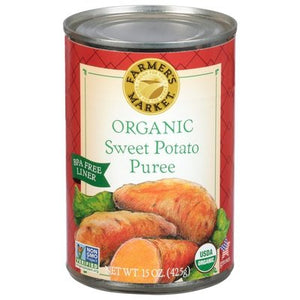 Farmers Market Sweet Potato Puree Organic 12/15 OZ [UNFI #337931] [ebt]