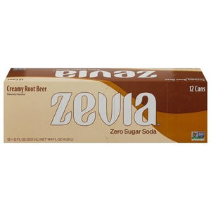 Zevia Soda Root Beer Creamy 2/12/12 Z [UNFI #2892206] [ebt] D