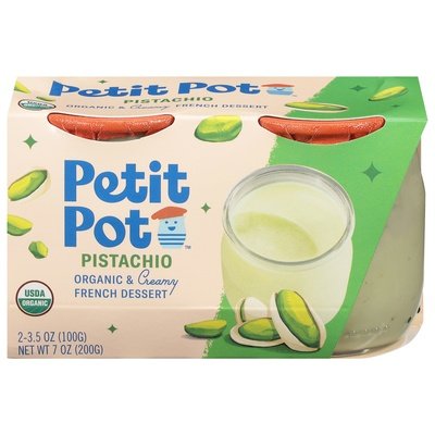 Petit Pot French Dessert Pistachio Organic & Creamy 4/7 OZ [UNFI #2980886] [ebt]