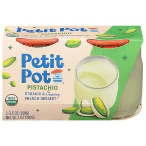 Petit Pot French Dessert Pistachio Organic & Creamy 4/7 OZ [UNFI #2980886] [ebt]