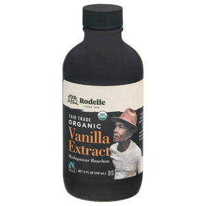 Rodelle Vanilla Extract Organic Madagascar Bourbon 6/4 OZ [UNFI #01338714] [ebt]