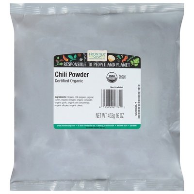 Frontier Nat Prod Co-Op Chili Powder 1LB [UNFI-CARLISLE #546333] [ebt]