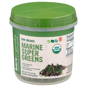 Bare Organics Marine Super Greens Organic Raw 8 OZ [UNFI-CARLISLE #2660173]