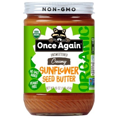 Once Again Sunflower Seed Butter Creamy Unsweetened 6/16 OZ [UNFI #2614923] [ebt]