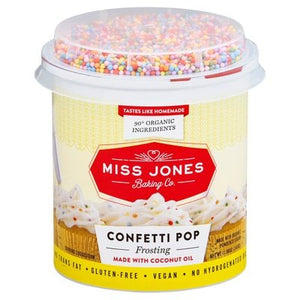 Miss Jones Baking Co Frosting Confetti Pop 6/11.98 OZ [UNFI #1899269] [ebt]