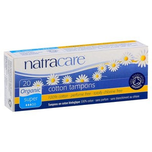 Natracare Tampons Cotton Organic Super 1/20 CT [UNFI-CARLISLE #939264]