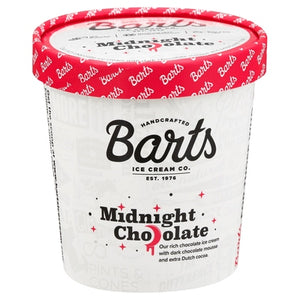 Barts Ice Cream Midnight Chocolate 8/16 OZ [UNFI #02611804] [ebt]