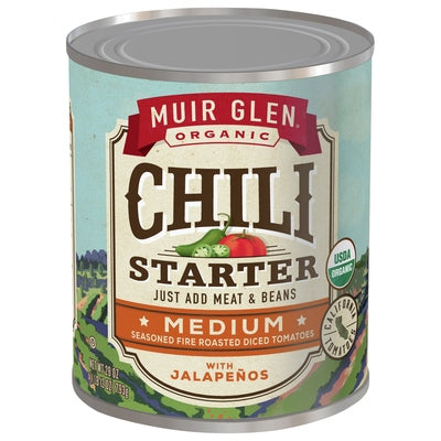 Muir Glen Chili Starter Jalapenos Medium 12/28 OZ [UNFI #2925303] [ebt]