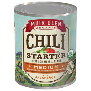Muir Glen Chili Starter Jalapenos Medium 12/28 OZ [UNFI #2925303] [ebt]