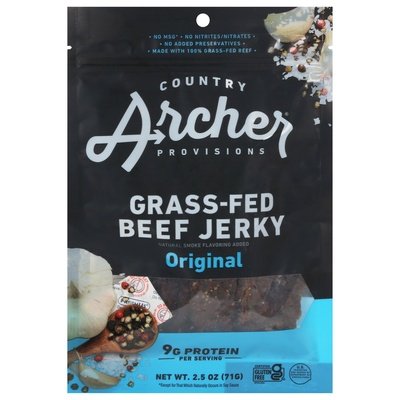 Country Archer Beef Jerky Original 12/2.5 OZ [UNFI #2566149] [ebt]