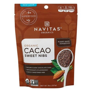 Navitas Organics Sweet Nibs Organic Cacao 6/8 OZ [UNFI #2307296] [ebt]
