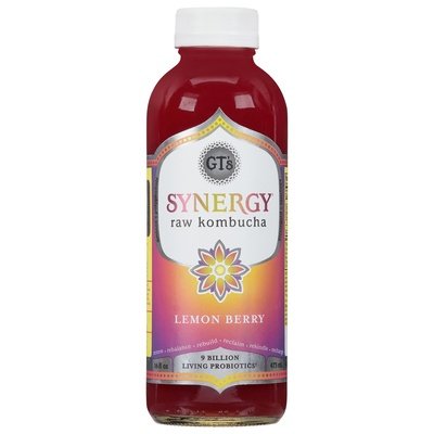 Gts Kombucha Raw Lemon Berry 12/16 OZ [UNFI #2701860] [ebt] D