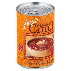 Amys Chili Organic With Vegetables Medium 12/14.7 OZ [UNFI #971234] [ebt]