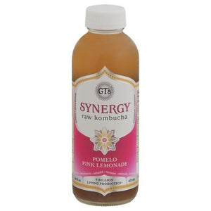 Gts Kombucha Raw Pomelo Pink Lemonade 12/16 OZ [UNFI #3037470] [ebt] D