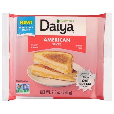 Daiya Cheese Slices Dairy-Free American 8/7.8 OZ [UNFI #2103067] [ebt]