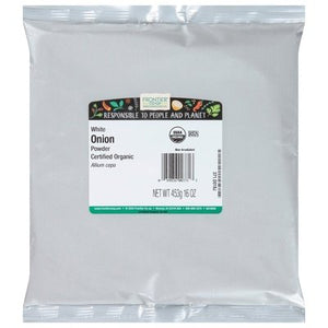 Frontier Nat Prod Co-Op Onion White Powder 1LB [UNFI-CARLISLE #298372] [ebt]