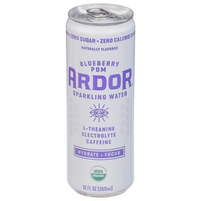 Ardor Sparkling Water Sparkling Water Blueberry Pom 12/12 OZ [UNFI #2759538] [ebt]