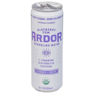 Ardor Sparkling Water Sparkling Water Blueberry Pom 12/12 OZ [UNFI #2759538] [ebt]