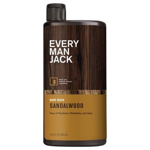 Every Man Jack Body Wash Sandalwood 1/16.9 OZ [UNFI-CARLISLE #1854488]