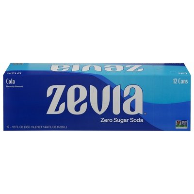 Zevia Soda Zero Sugar Cola 2/12/12 Z [UNFI #2892099] [ebt] D