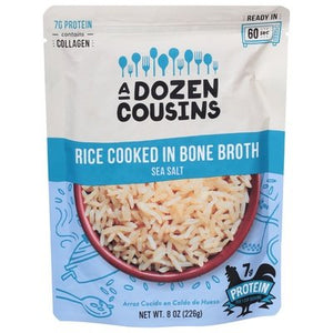 A Dozen Cousins Rice Cooked In Bone Broth Sea Salt 6/8 OZ [UNFI #2773869] [ebt]