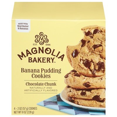 Magnolia Bakery Banana Pudding Cookies Chocolate Chunk 8/8 OZ [UNFI #2943025] [ebt]
