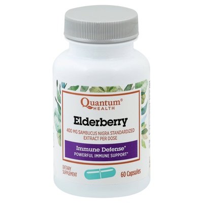Quantum Health Elderberry 400 Mg Capsules 60 Cap [UNFI-CARLISLE #0441824]