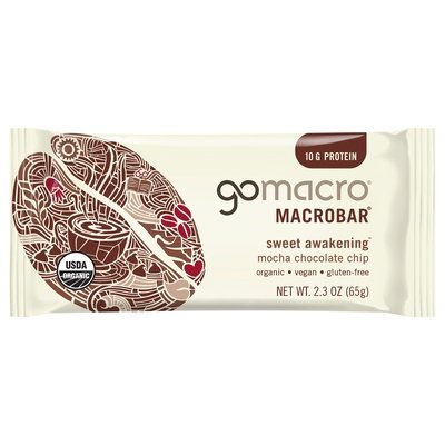 Gomacro Macrobar Mocha Chocolate Chip 12/2.3 OZ [UNFI-CARLISLE #2202323] [ebt]
