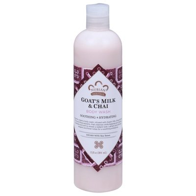 Nubian Heritage Body Wash Goats Milk & Chai Soothing & Hydrating 1/13 OZ [UNFI-CARLISLE #566984]