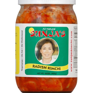 Sunjas Kimchi Radish 12/16 OZ [UNFI #0426544] [ebt]
