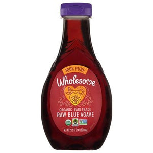 Wholesome Blue Agave Organic Raw 6/23.5 OZ [UNFI #794354] [ebt]