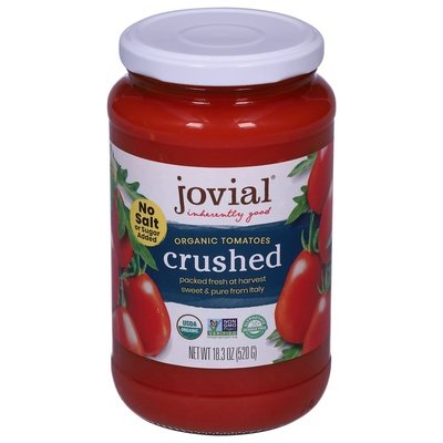 Jovial Tomatoes Organic Crushed 6/18.3 OZ [UNFI #1123371] [ebt]