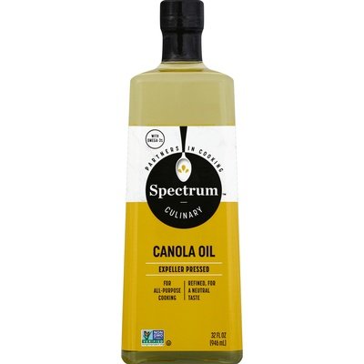 Spectrum Naturals Canola Oil High Heat Refined 12/32 OZ [UNFI #0663500] [ebt]