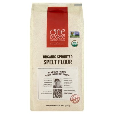 One Degree Organic Foods Flour Spelt Organic Sprouted 6/32 OZ [UNFI #1644640] [ebt]