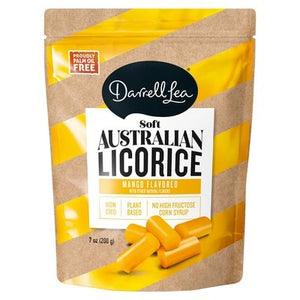 Darrell Lea Australian Licorice Mango Flavored Soft 8/7 OZ [UNFI #863928] [ebt]