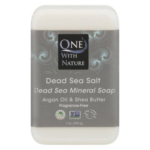 One With Nature Soap Dead Sea Salt Dead Sea Mineral 1/7 OZ [UNFI-CARLISLE #650259]