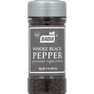 Badia Spices Black Pepper Whole 8/2 OZ [UNFI #02473064] [ebt]