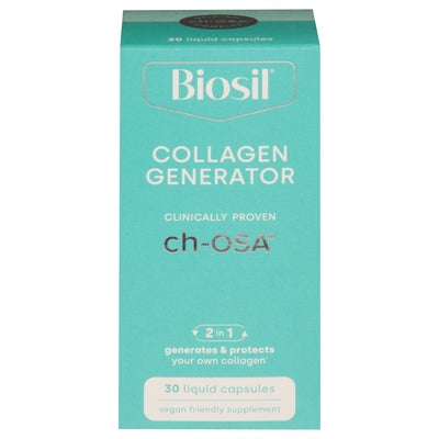 Biosil Collagen Generator 2 in 1 Liquid Capsules 1/30 VCAP [UNFI-CARLISLE #2945467]